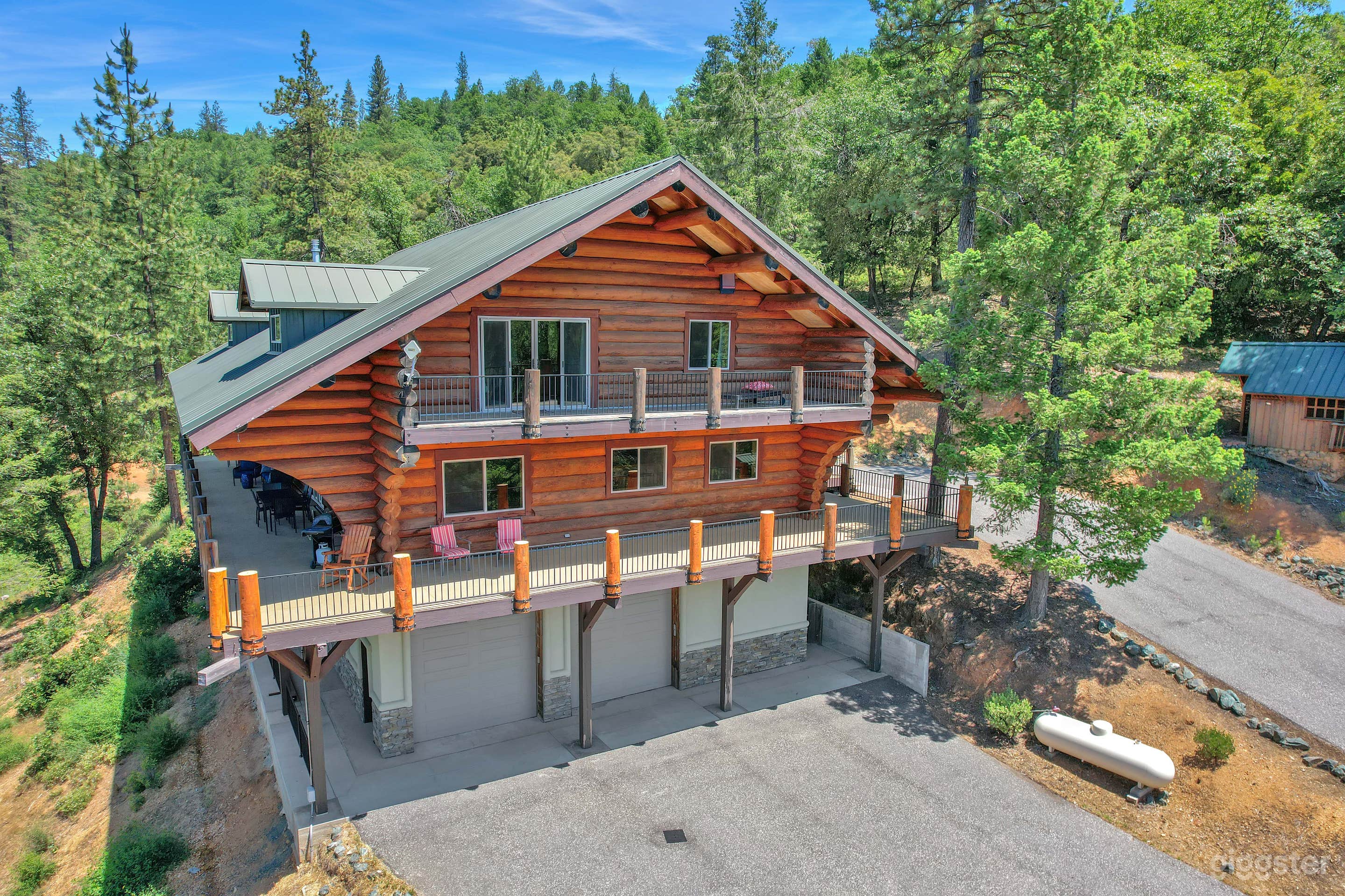 Front of the 6,000 sq. ft Chalet.