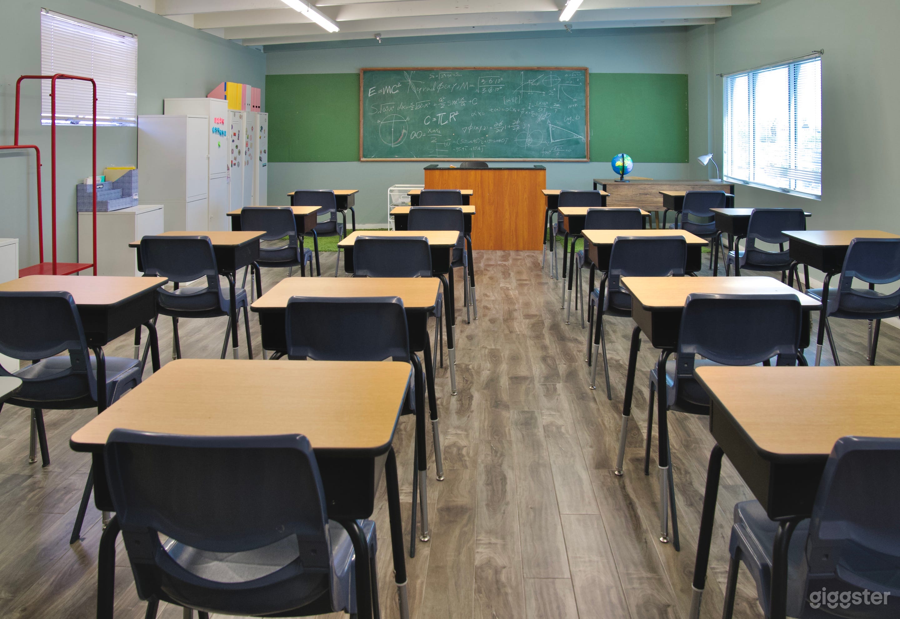 Classroom Standing Set High School Film Location Photo 3