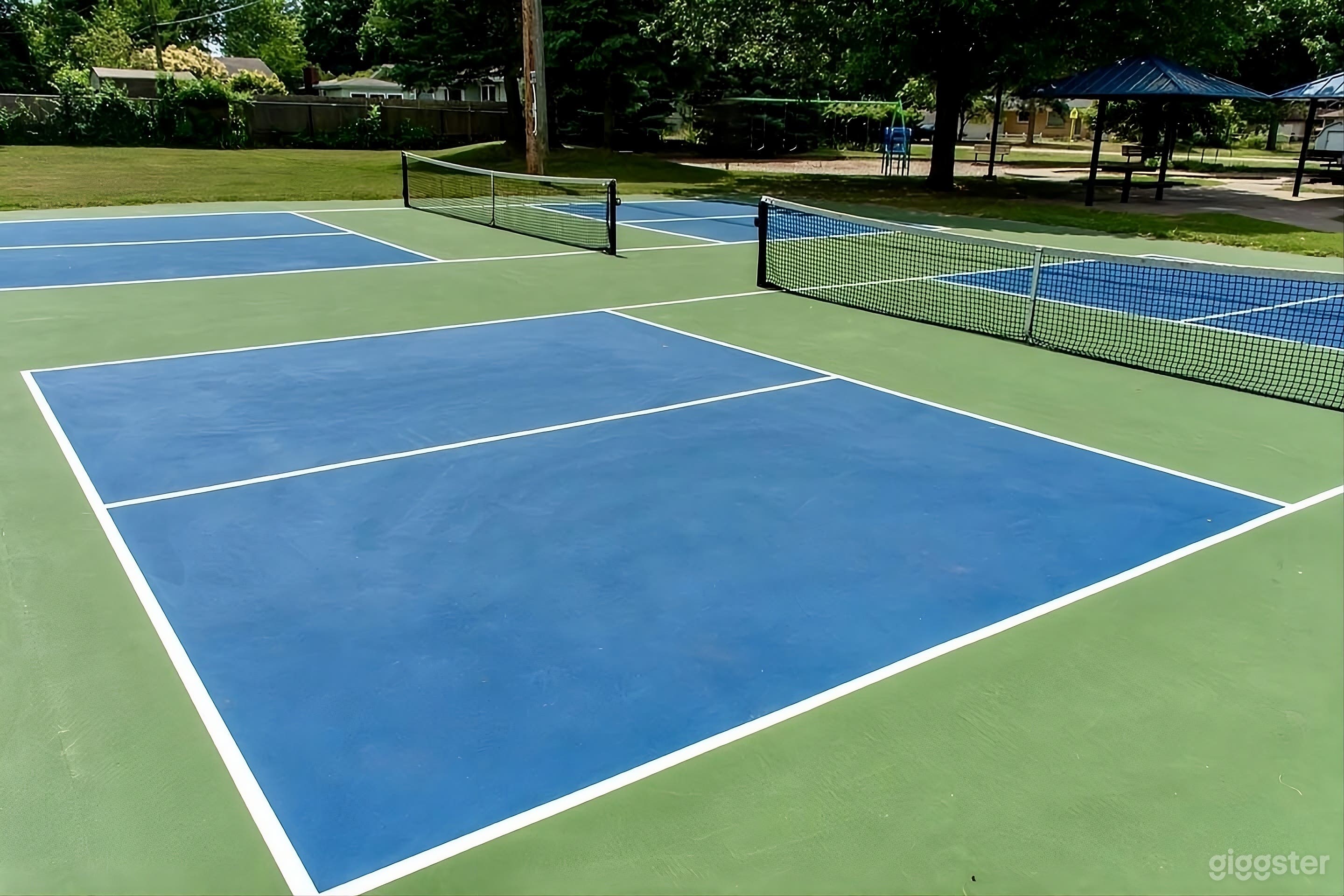Pro Tennis & Pickleball Court Complex with Night Lighting Photo 4
