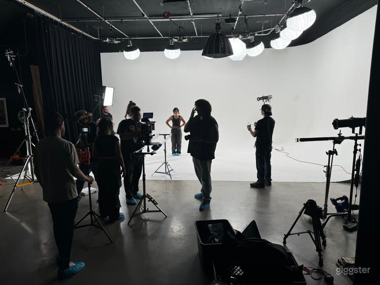  Professional Sound Stage Green/White Cyc Screens  