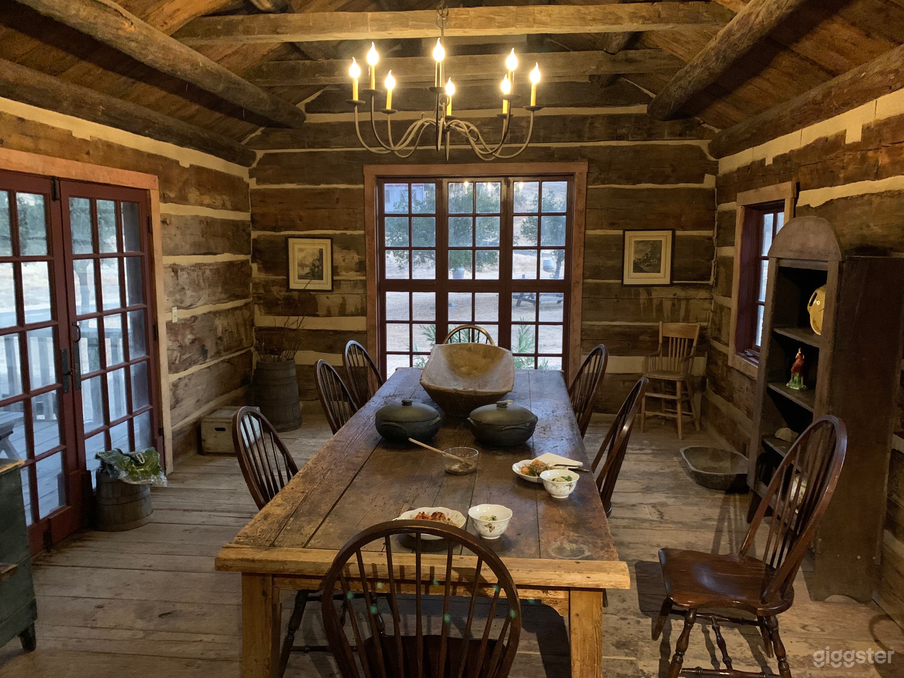 Dining room - used to be a cabin in Tennessee from the 1700's