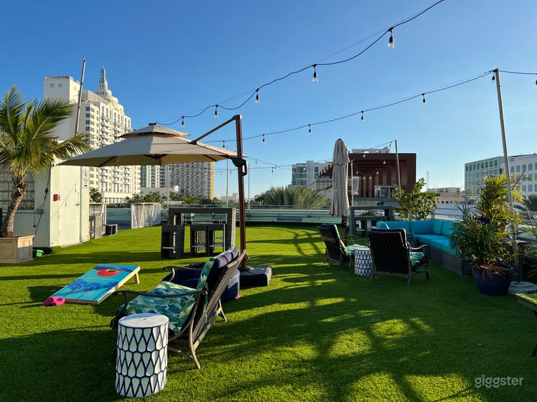  Spacious Rooftop Patio In The Heart Of Miami Beach 