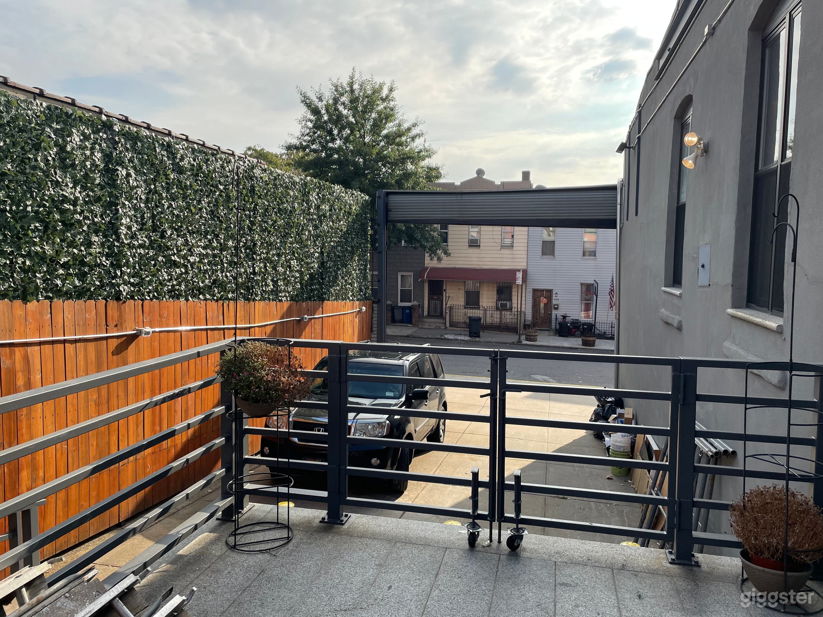  Photo of rear Loading dock / small seating area.