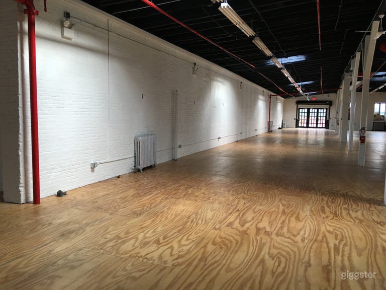  Photo of center facing east rear door and loading dock. 