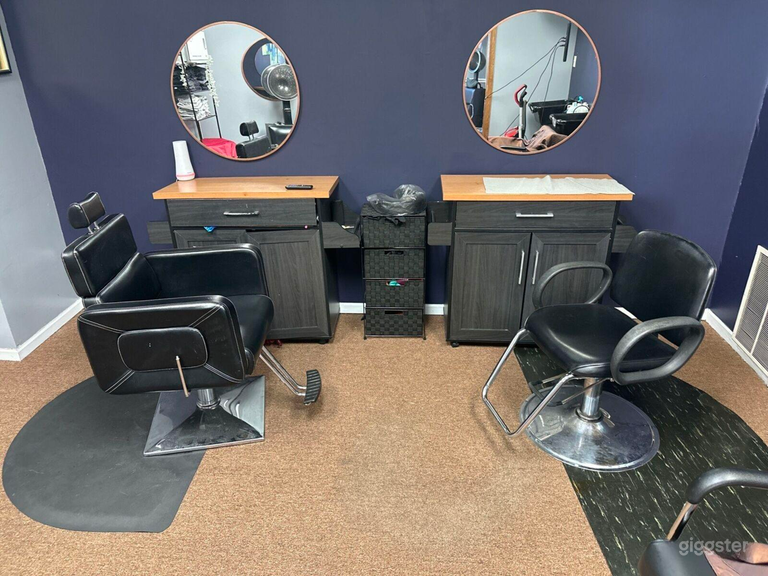  Salón de belleza glamuroso de lujo para filmaciones y sesiones fotográficas 