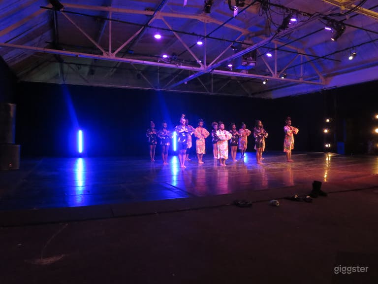  Black box theatre with dance floor 