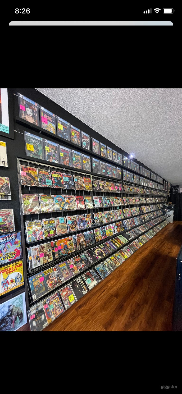  Vintage Comic Book Shop 