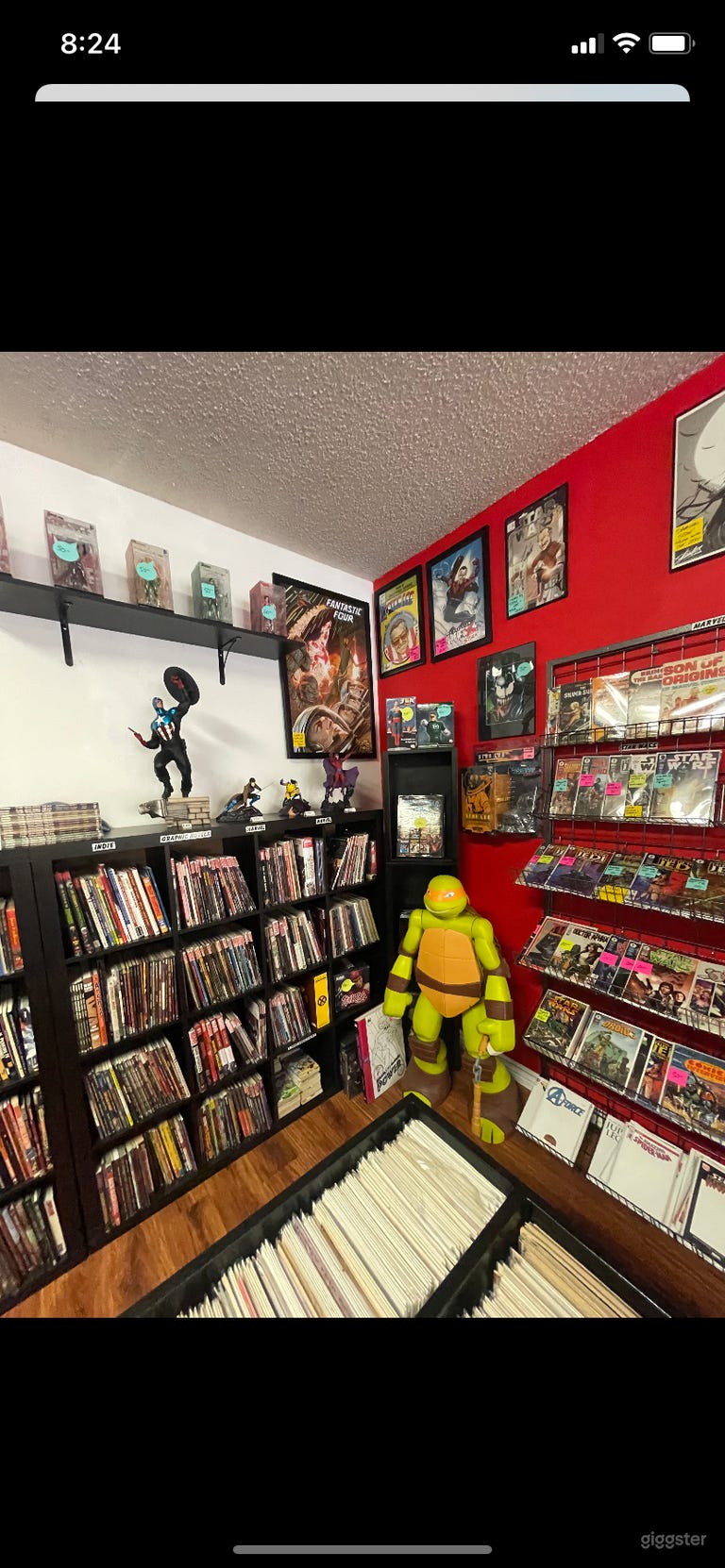  Vintage Comic Book Shop 
