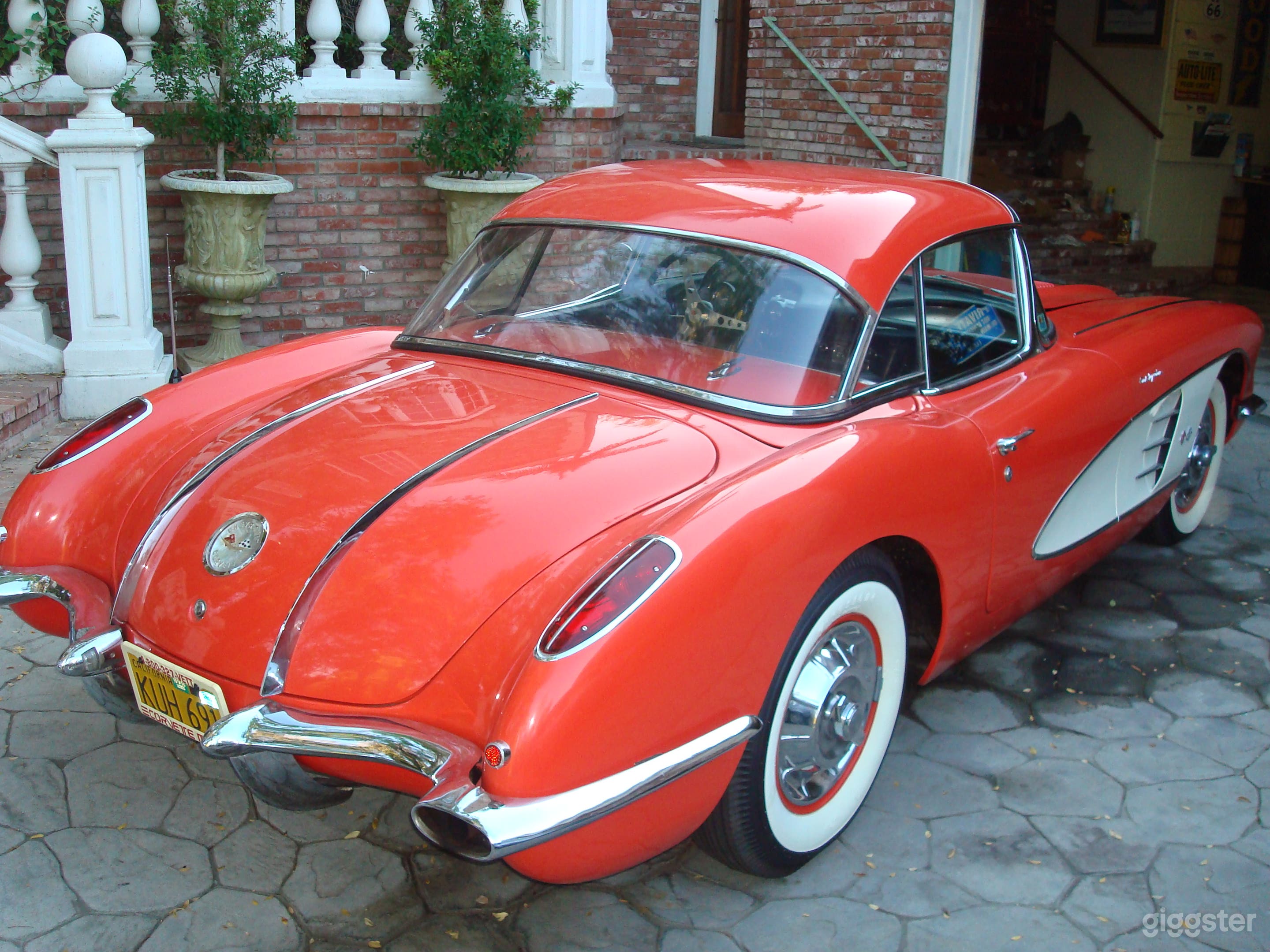 1958 Red Corvette  Convertible Fuellie Photo 3