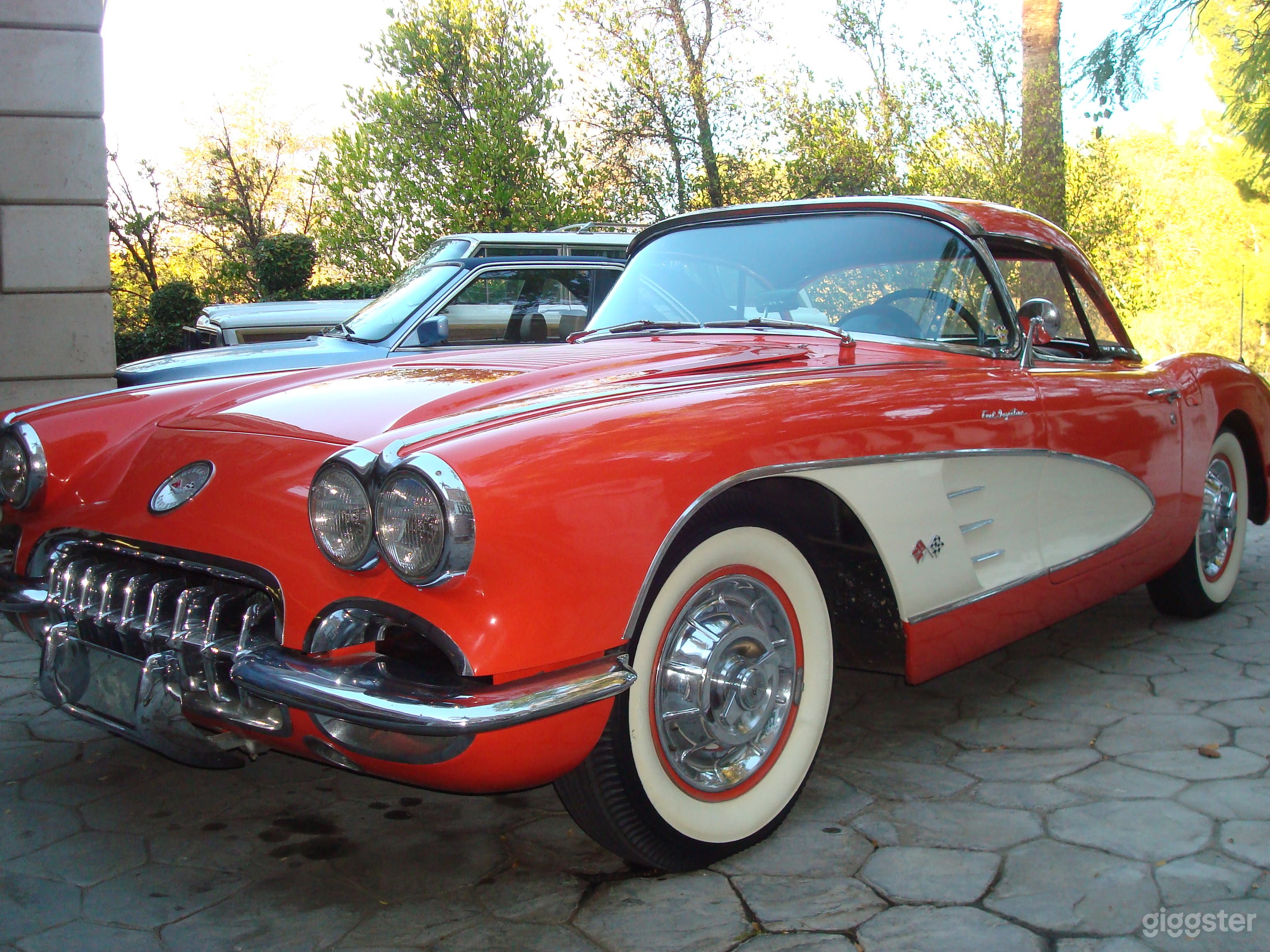 1958 Red Corvette  Convertible Fuellie Photo 2