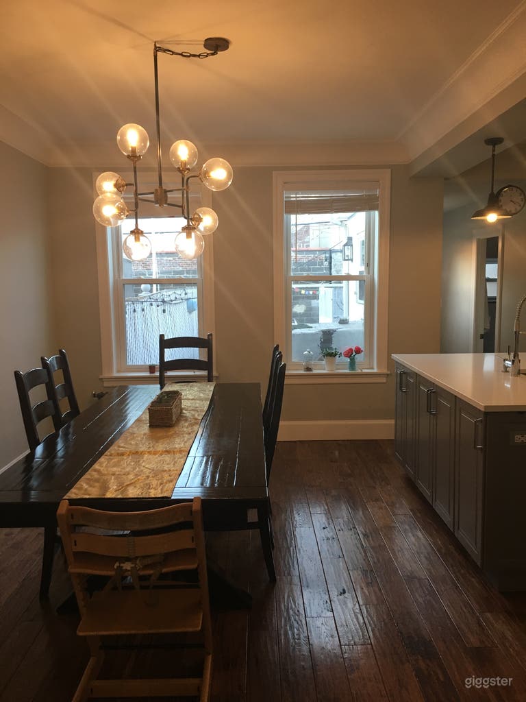  Open dining room/kitchen.  