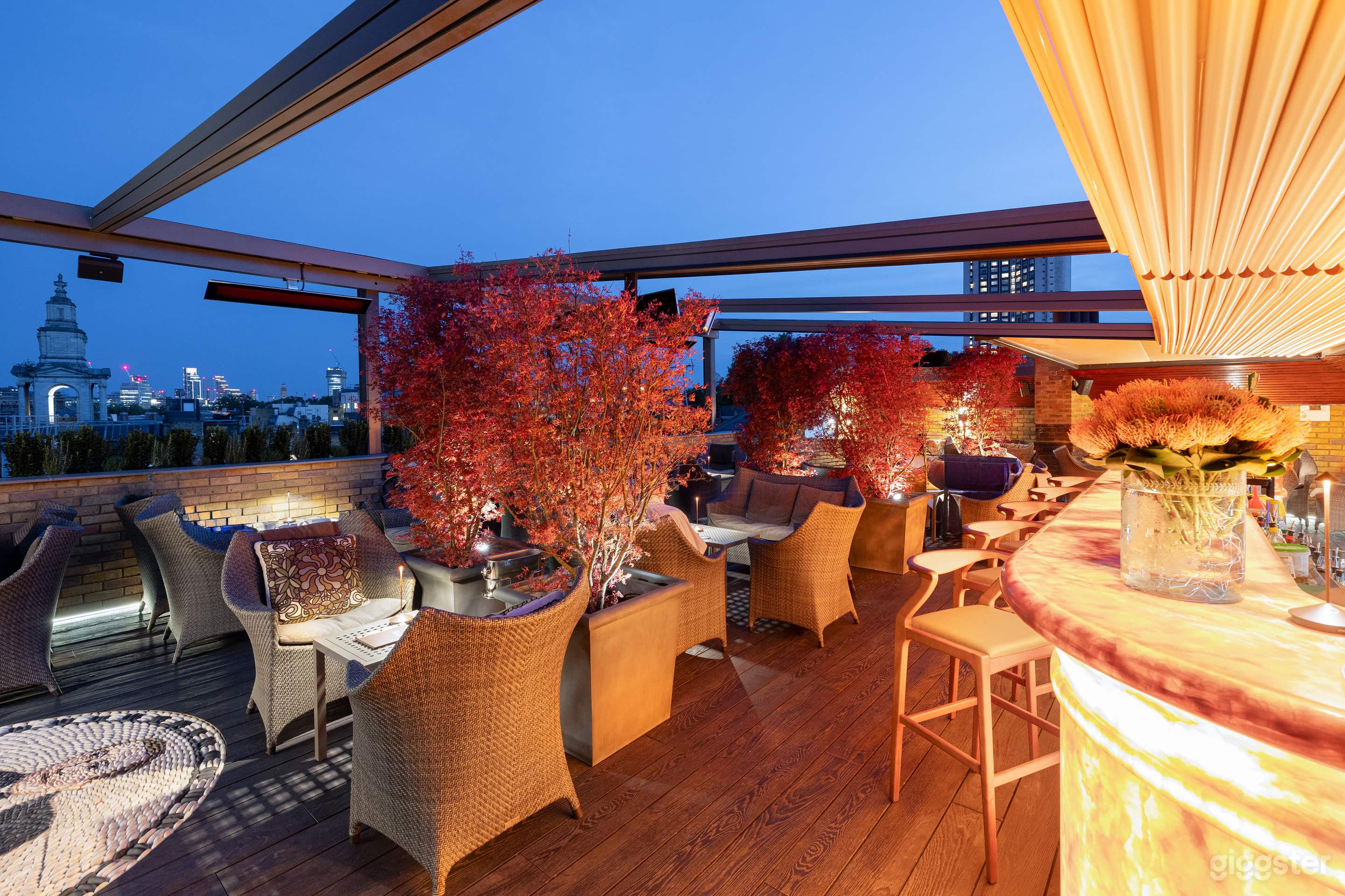 Lugar de lujo en la azotea con impresionantes vistas de Mayfair Foto 1