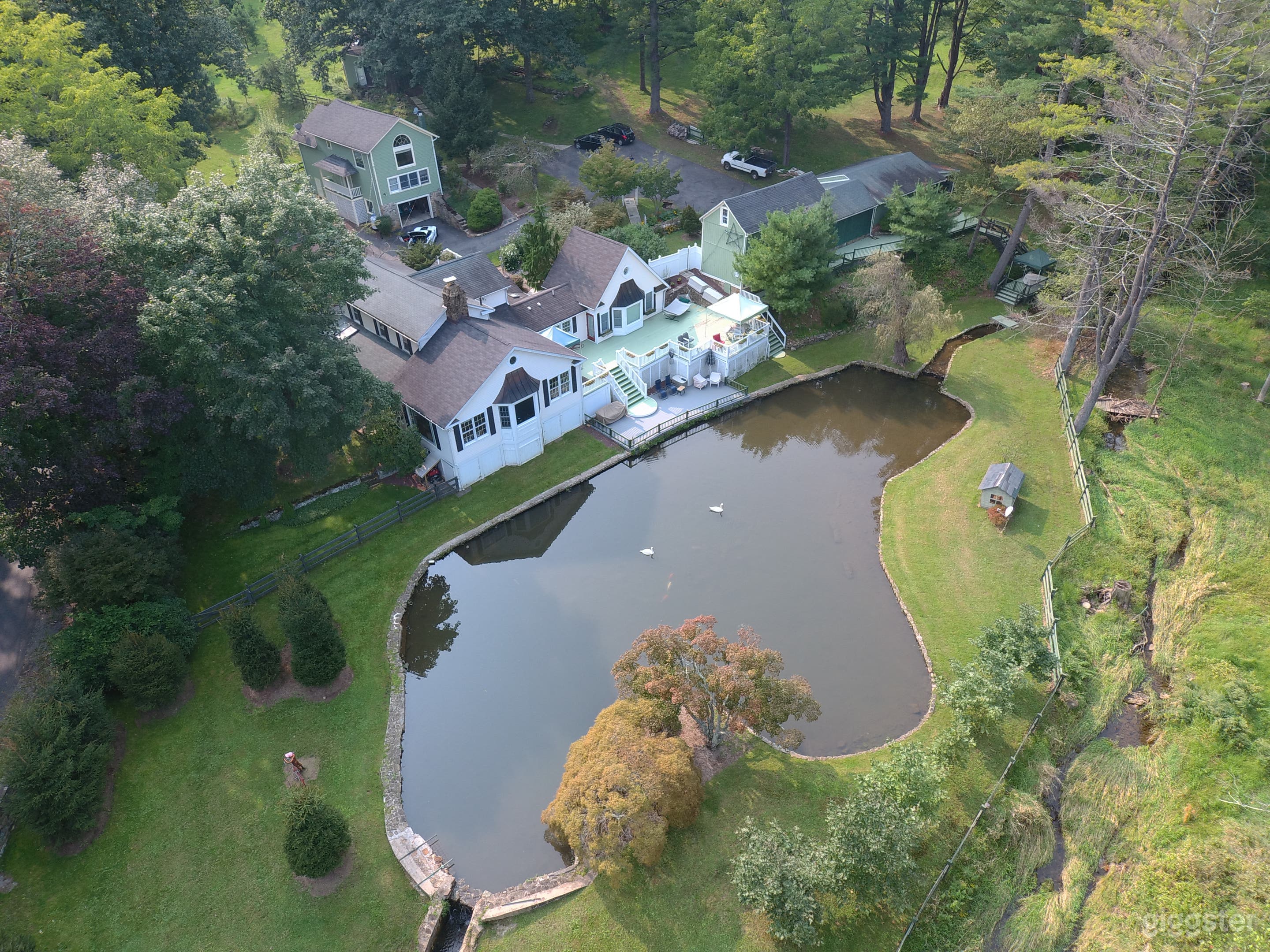 Drove view of main house