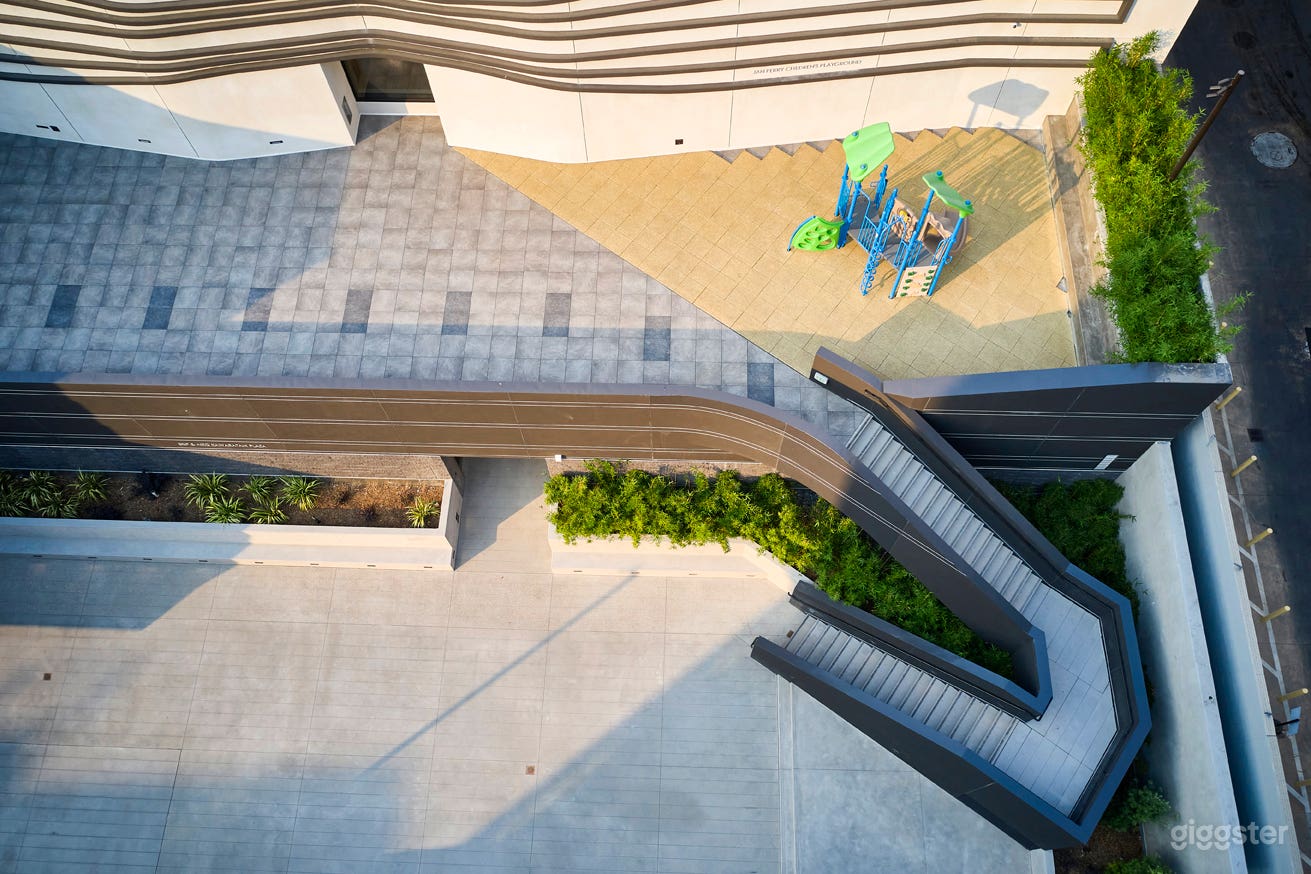 North Terrace and stairs leading to Plaza &amp; Stage 