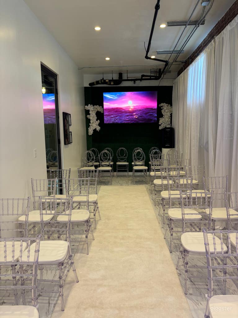  Intimate Wedding Ceremony-Back of Room Seating 