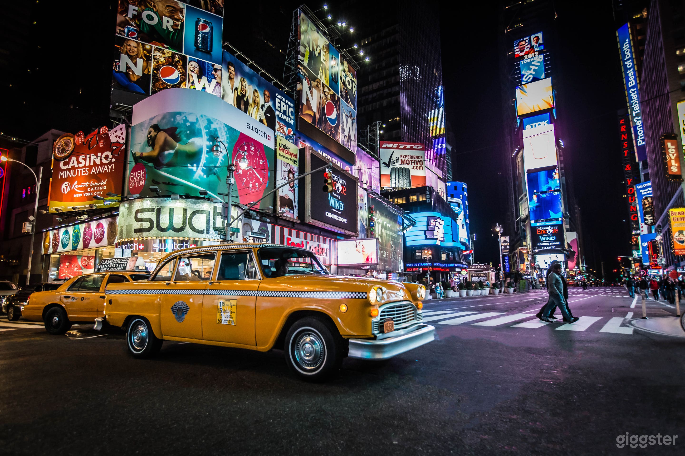 NYC Vintage Checker Cab Taxi Photo 1