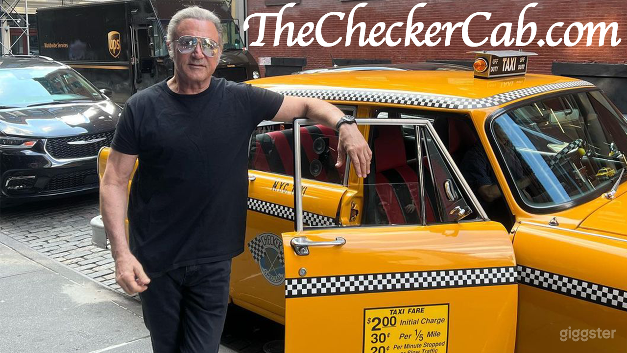NYC Vintage Checker Cab Taxi Photo 4