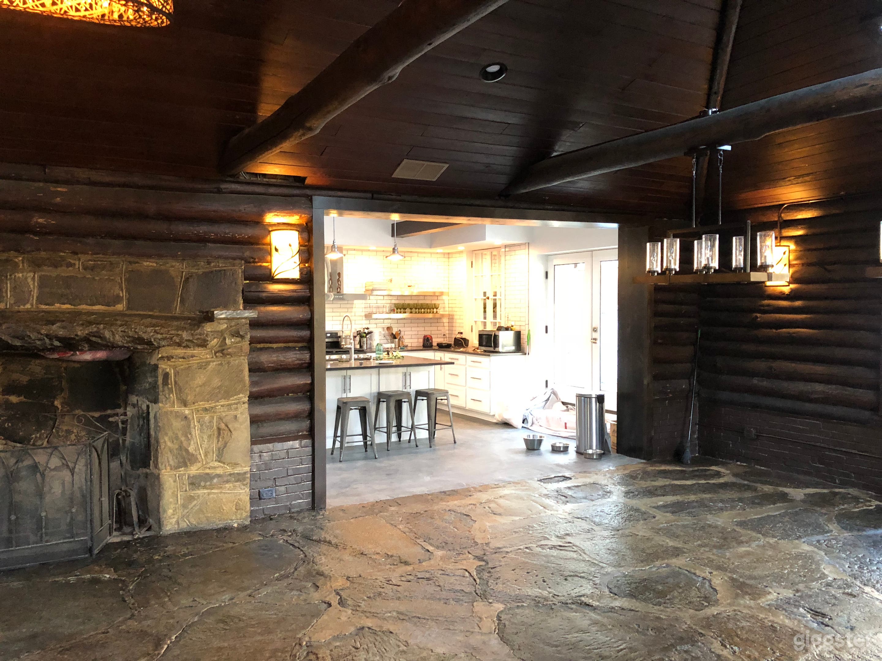 Stone walls and floor