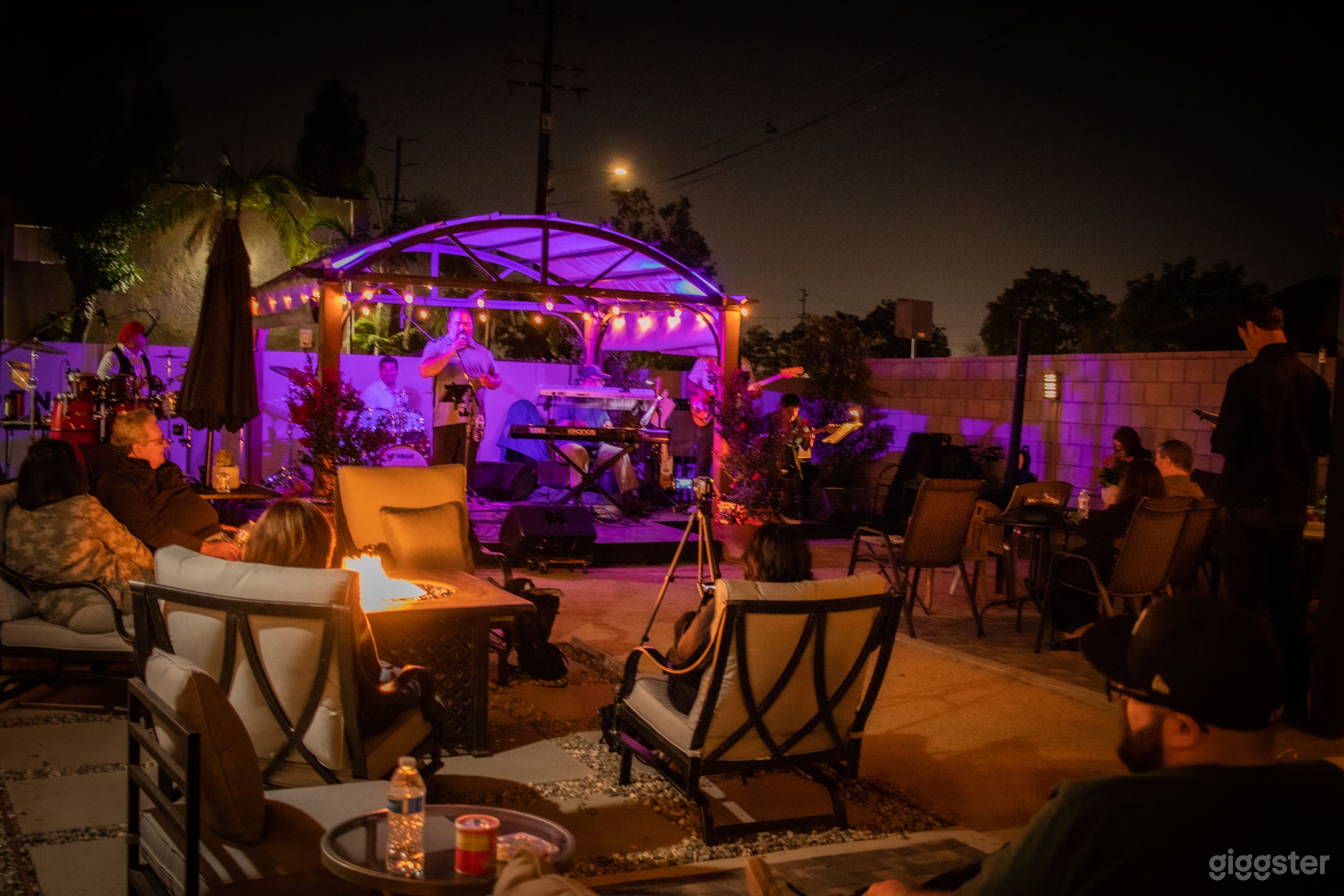 Stage and seating area