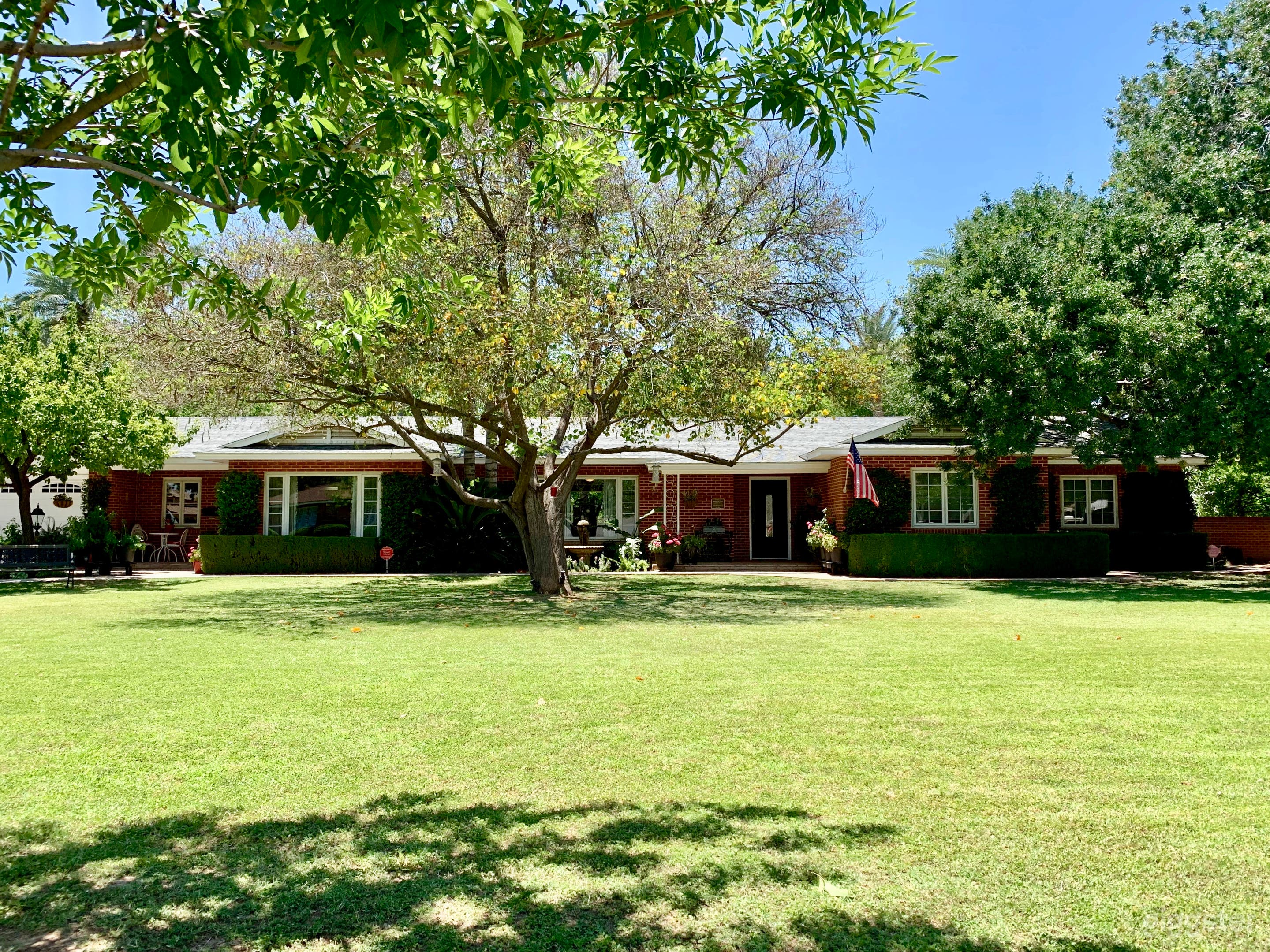 Front elevation, taken from the street