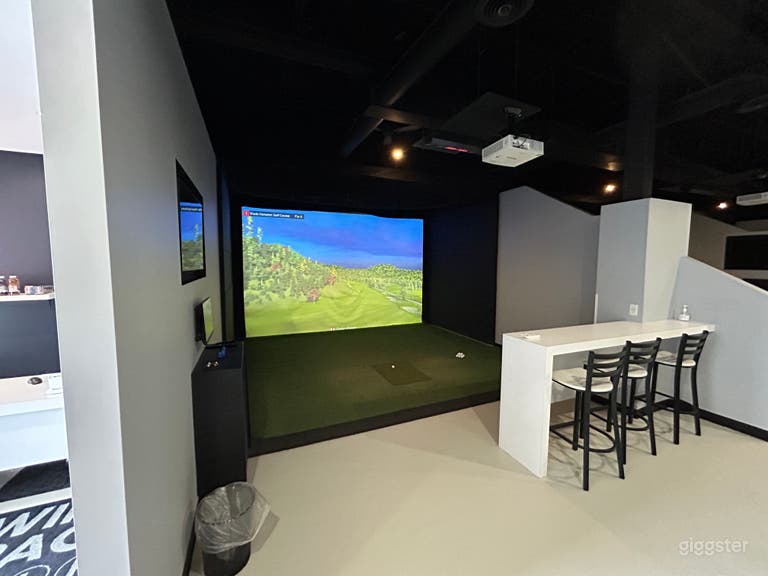  Simulateur de golf intérieur immersif 