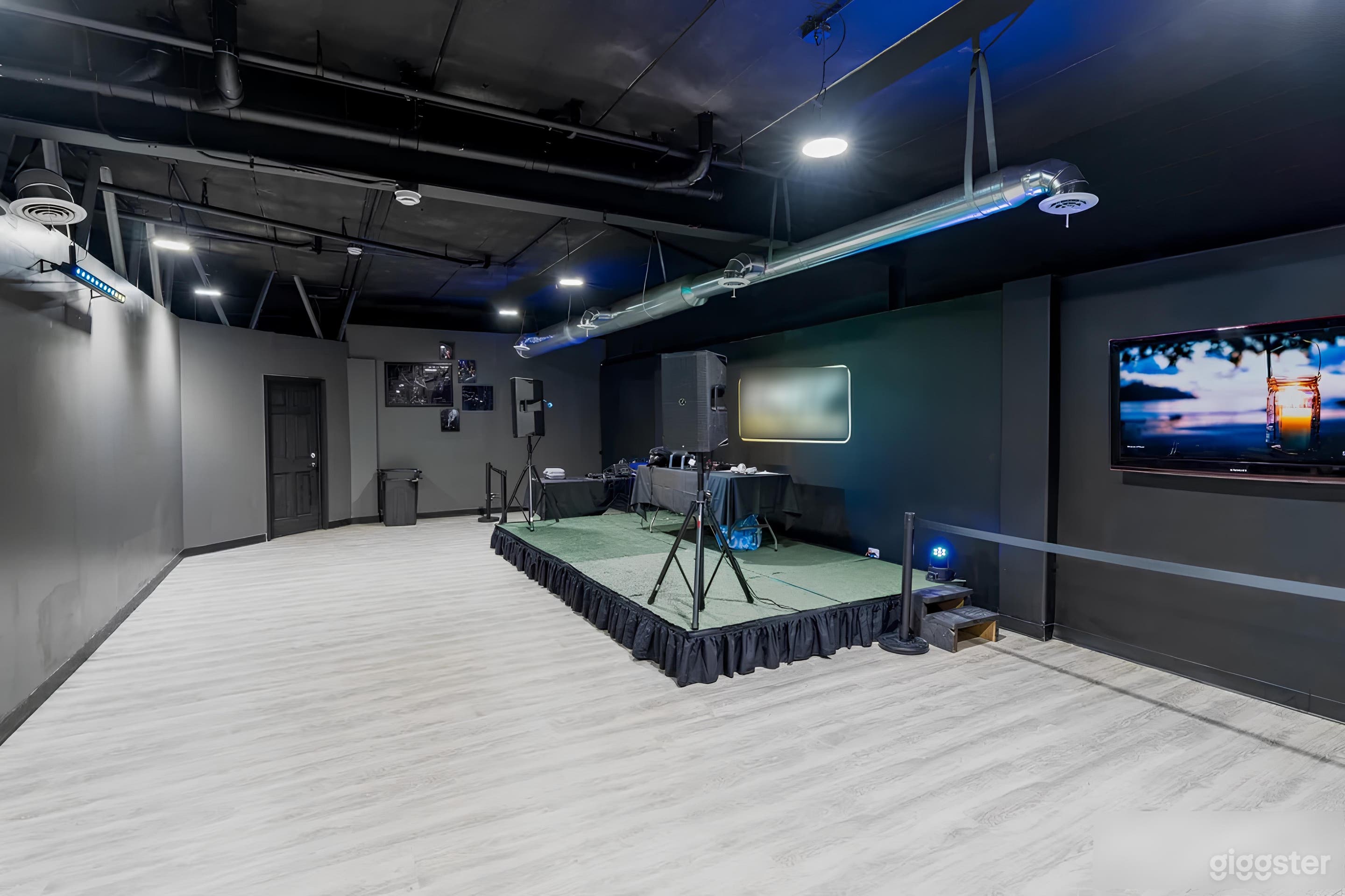 Stage & Studio Space with Lighting & AV | Aurora Photo 3