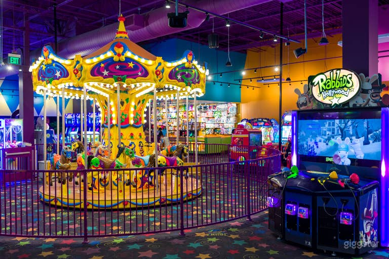  Carson's Arcade with Games, Rides, and Themed Dining Rooms 