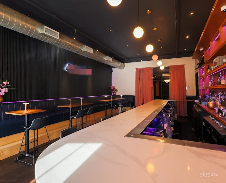  Stylish Industrial Nightclub & Lounge with Stage for Performances 