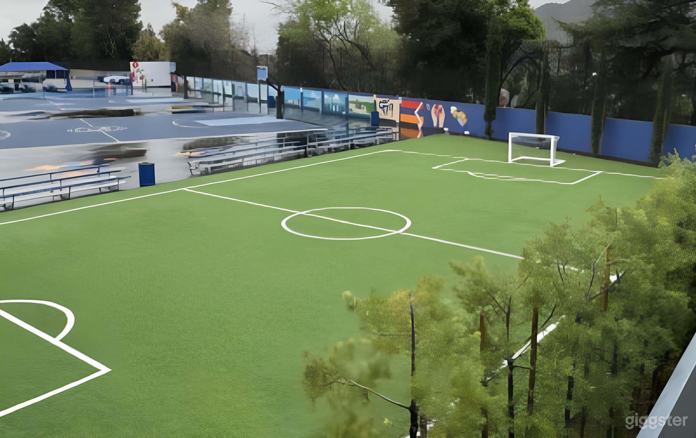 Open Highschool Soccer Field Photo 3