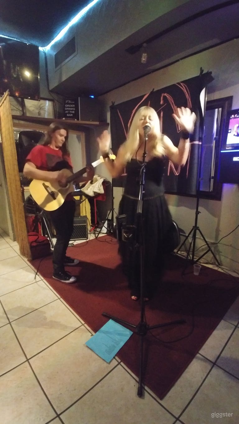  Live Entertainment area in Desert Fox Bar 