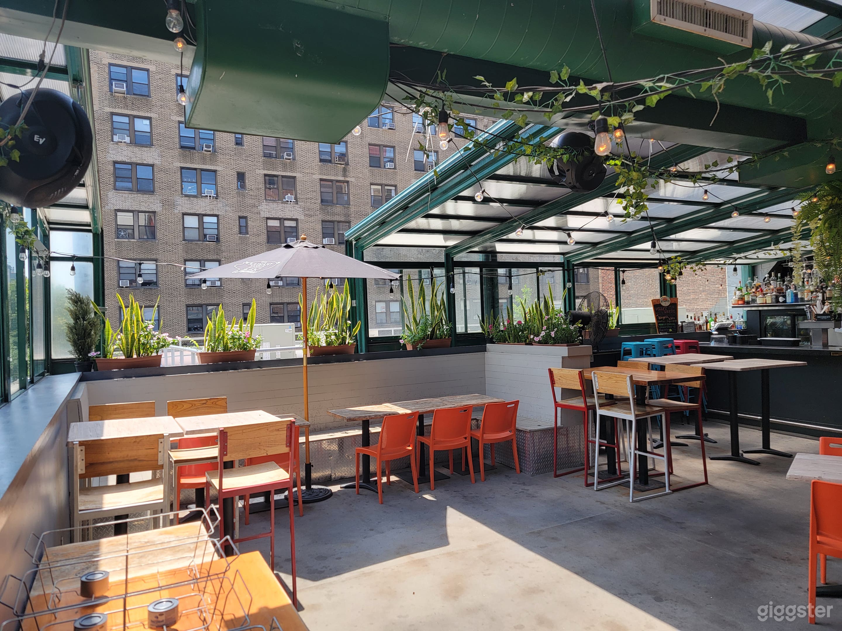 Rooftop in a Neighborhood Restaurant Photo 2