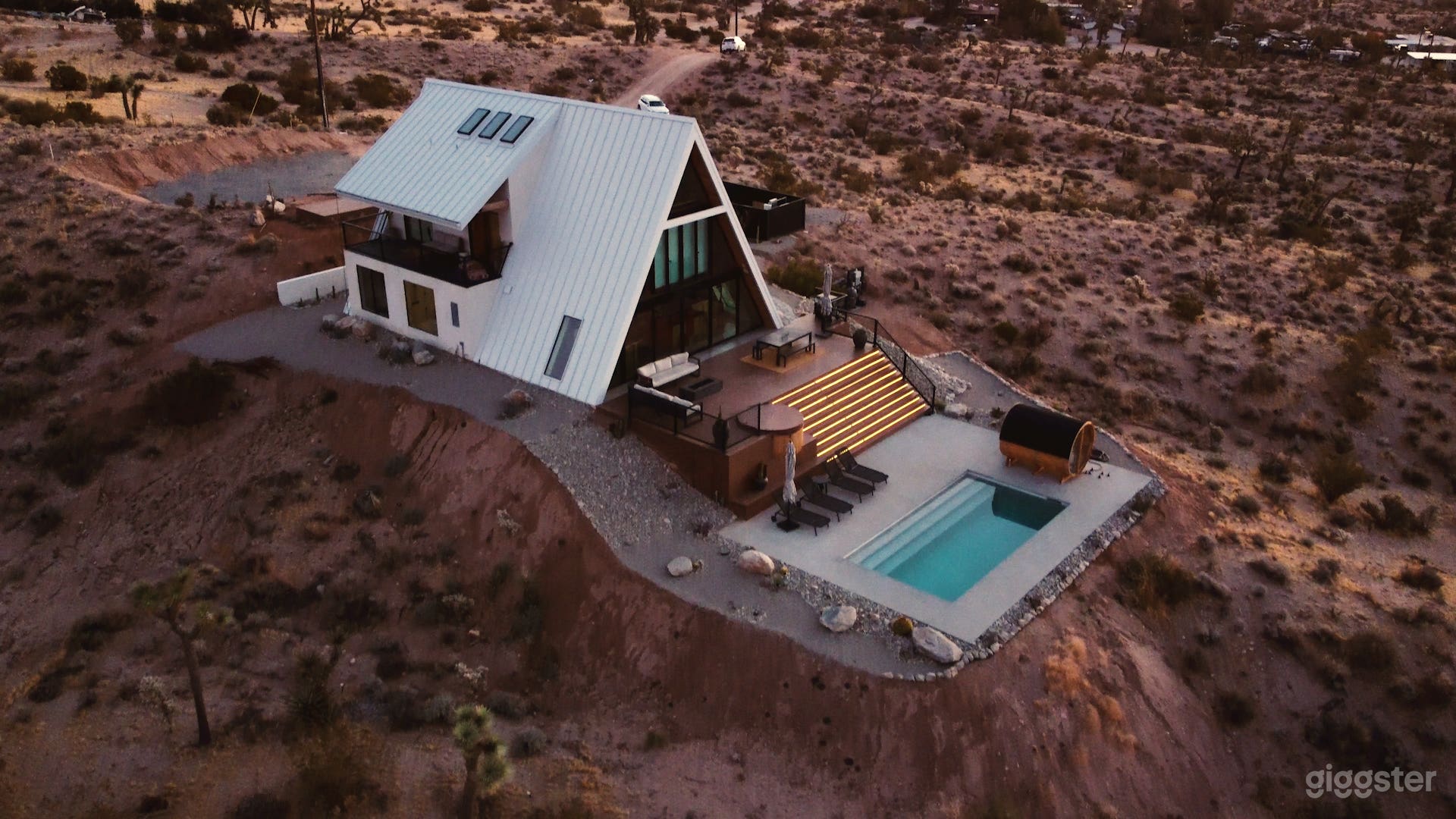 Modern Luxury A-Frame with Pool, Sauna &amp; Spa Photo 3