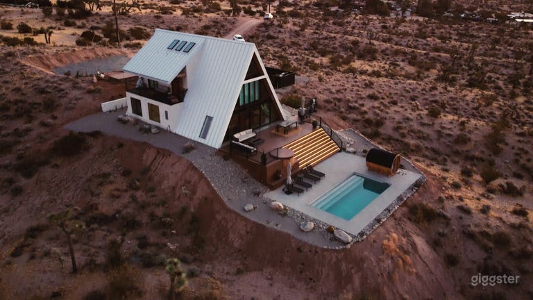  Modern Luxury A-Frame with Pool, Sauna & Spa 