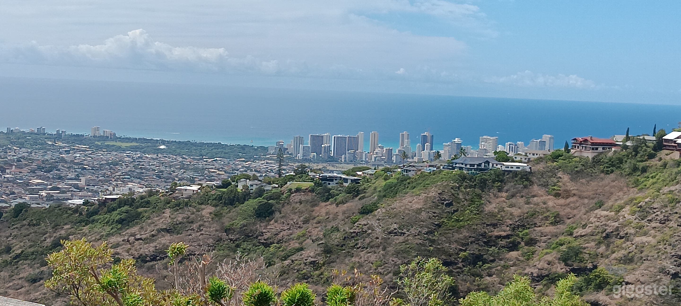 Back yard over looking amazing view at 1100 feet!