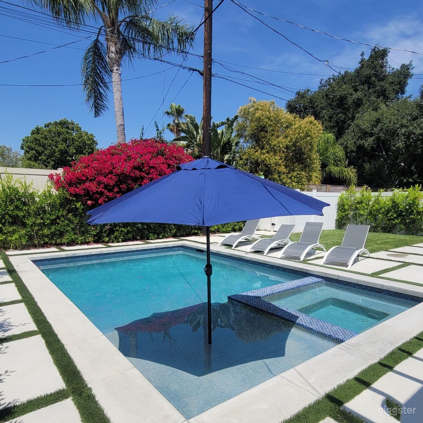 Picturesque Pool with Pool House Photo 3
