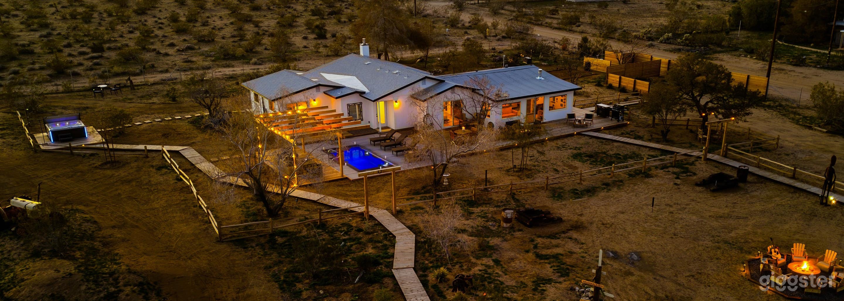 Big Moon Fun Ranch from above.
