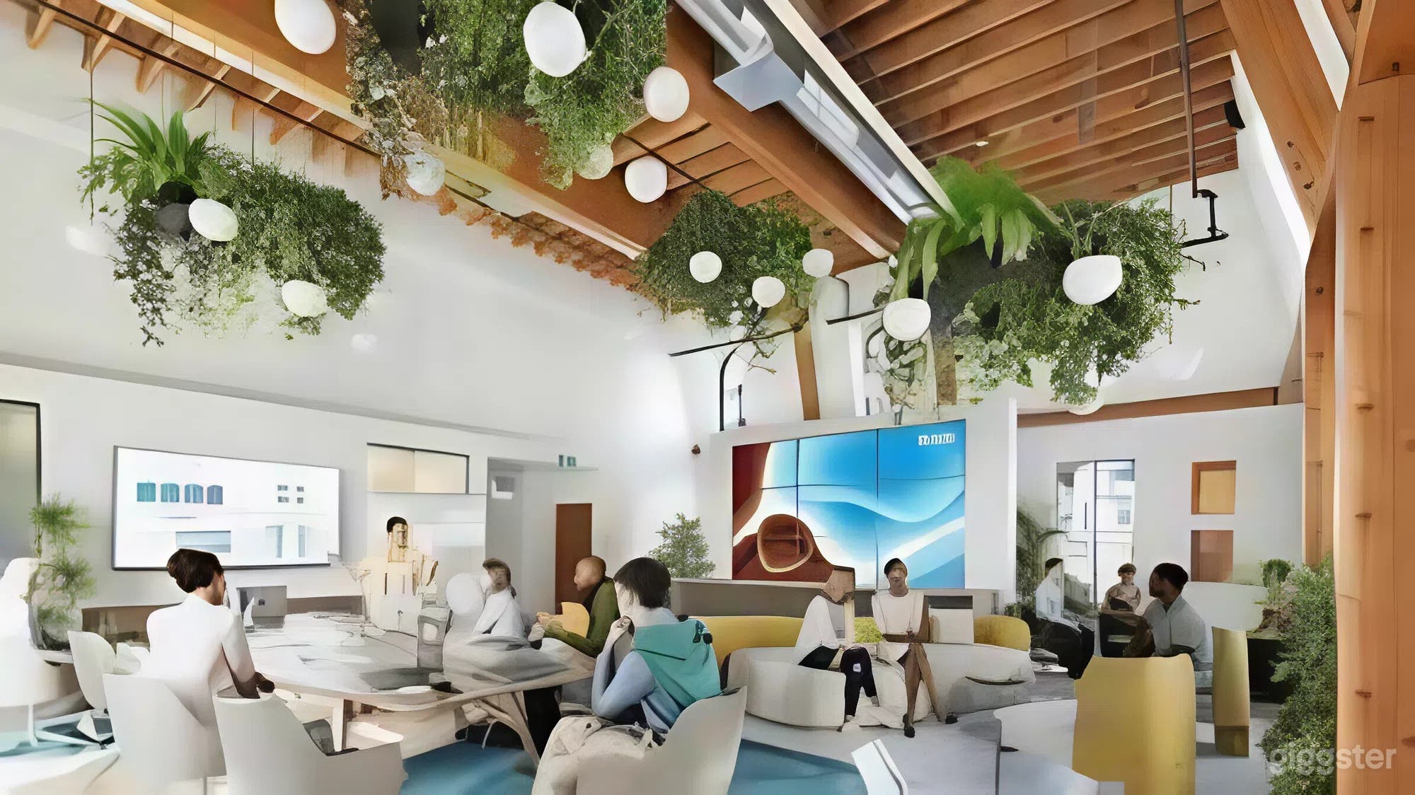 Historic-Modern Grand Hall with Private Lobby &amp; Tall Ceiling Photo 4