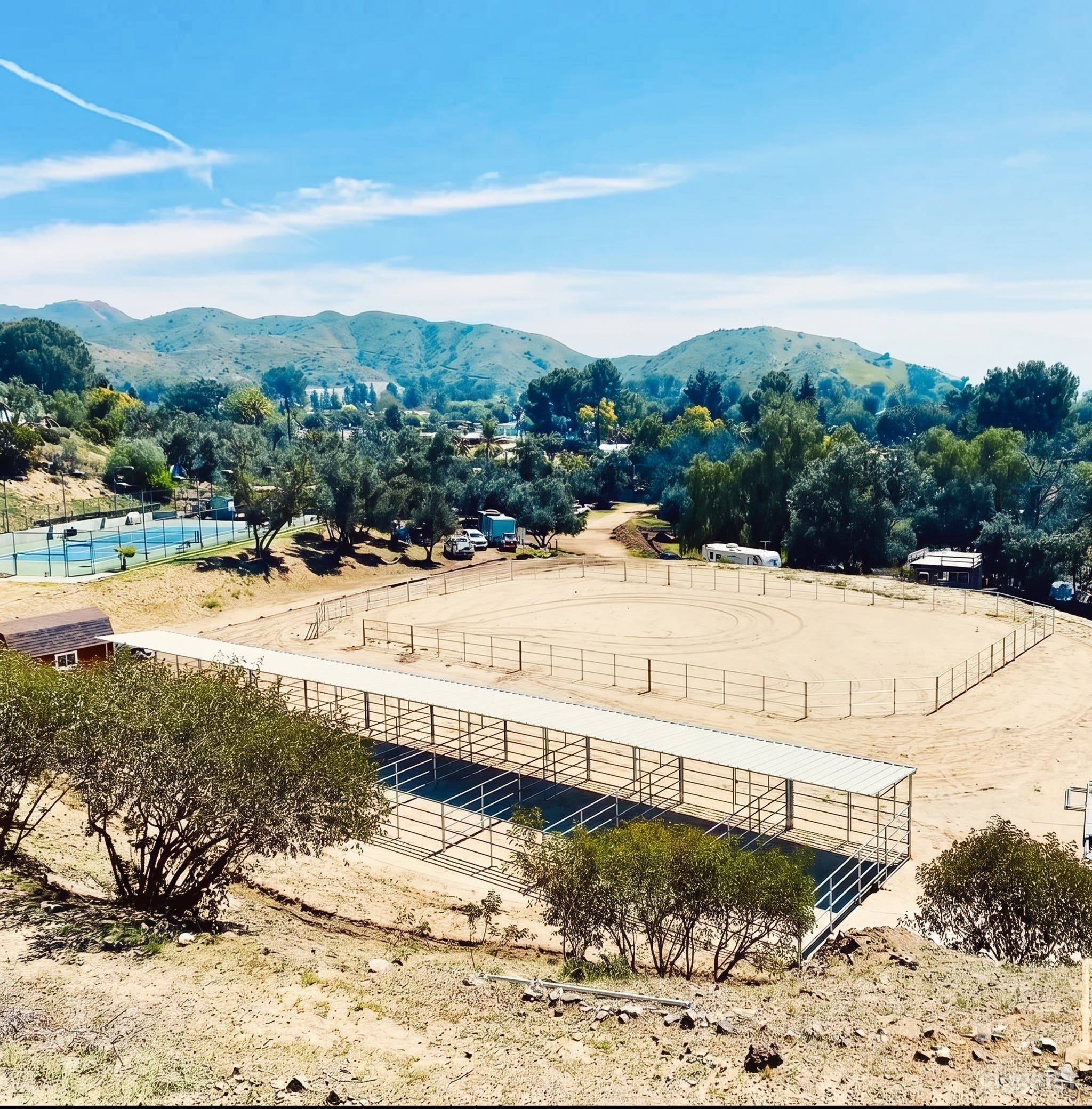 Versatile 4.5-Acre Ranch with Hills, Scenic Views & Tennis Photo 1