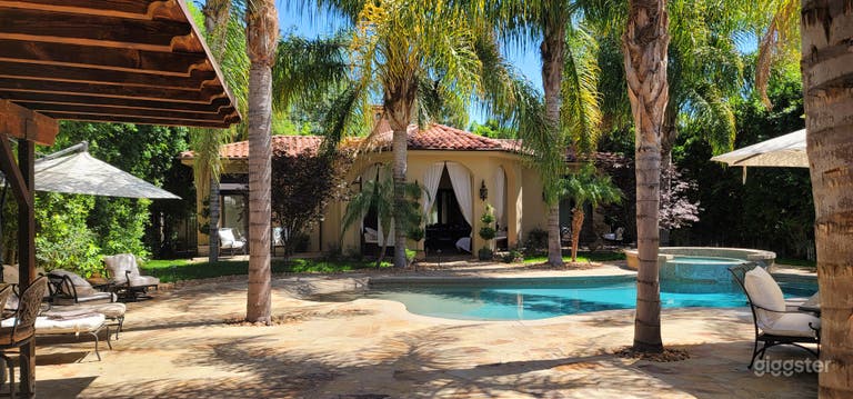  Luxury Tuscan Poolside House w/ Cabanas & BBQ Area 