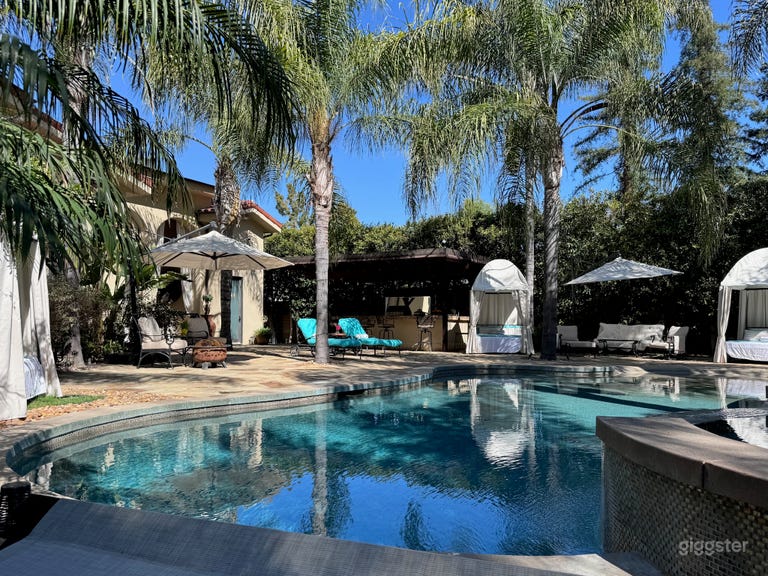  Luxury Tuscan Poolside House w/ Cabanas & BBQ Area 