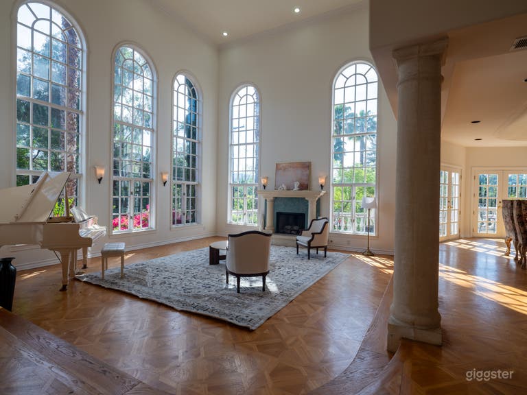  Italian Villa Estate w/ Grand Foyer, Balustrades + Pool/Spa 