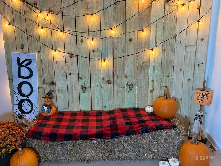  Salle photo d'automne & Halloween - Studio adapté aux enfants à Rosw 