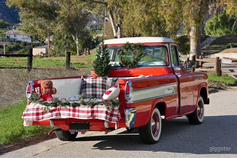  #76,189 Classic 1958 Chevy Red Truck 