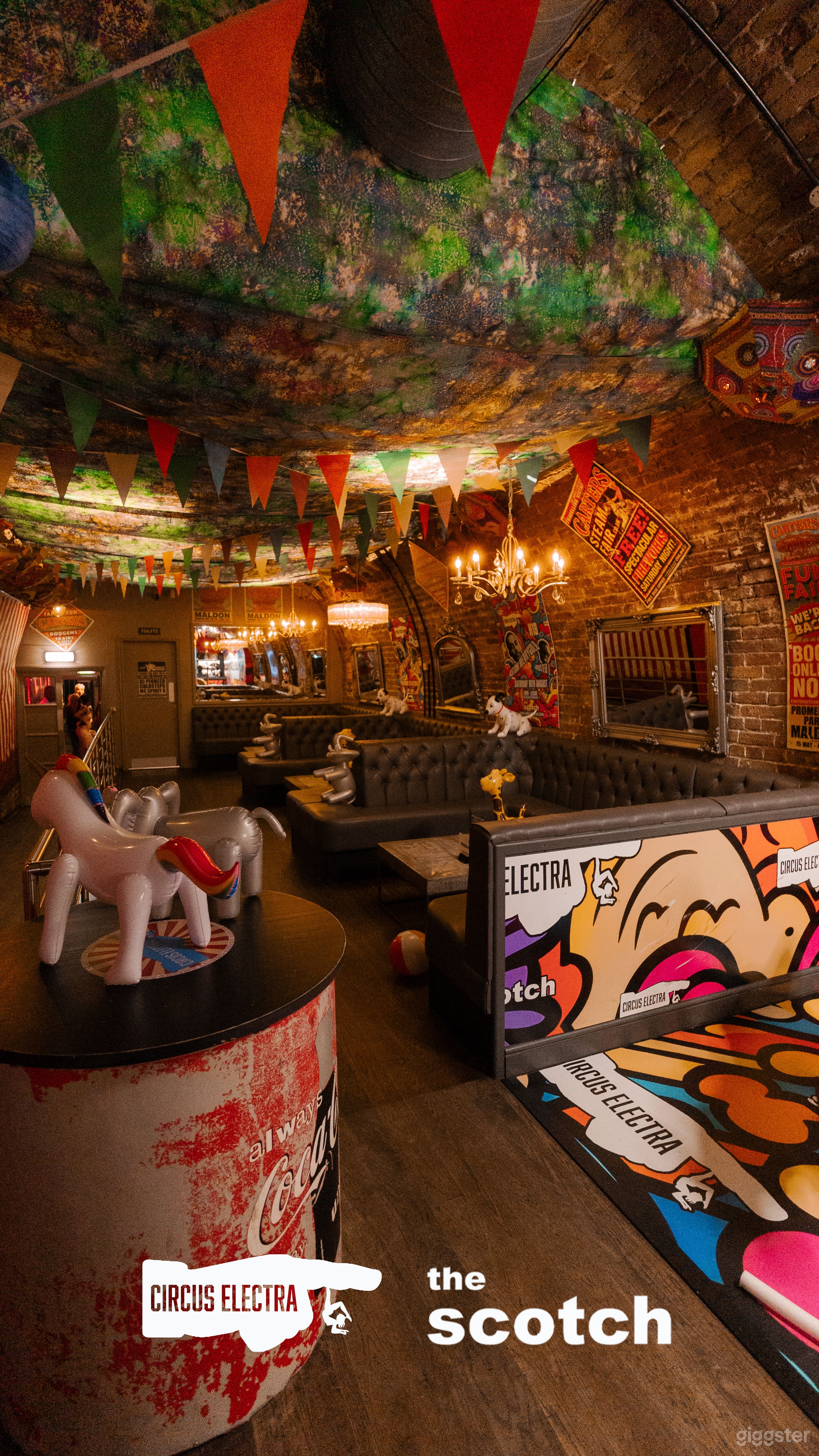Unique Nightclub in Windsor with a Circus Theme Photo 1
