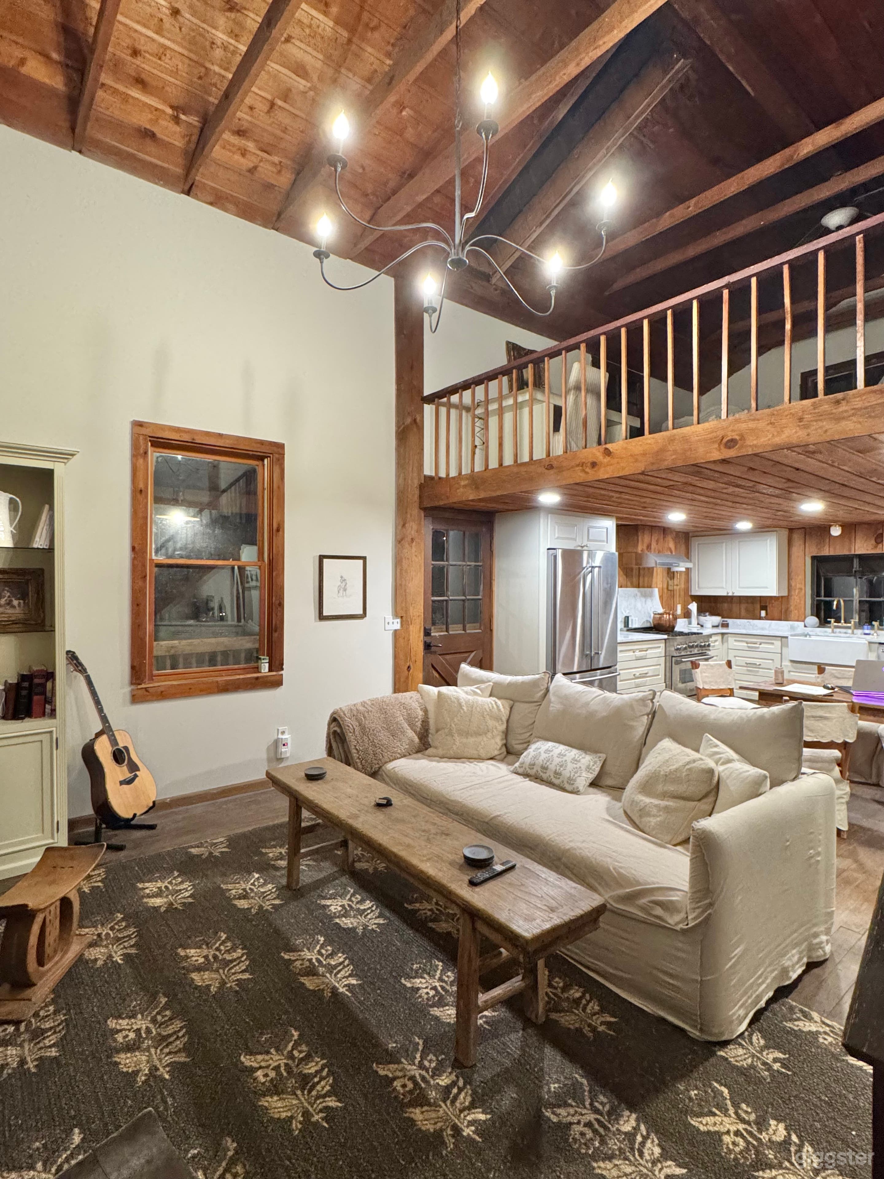 Main area, there is a loft above