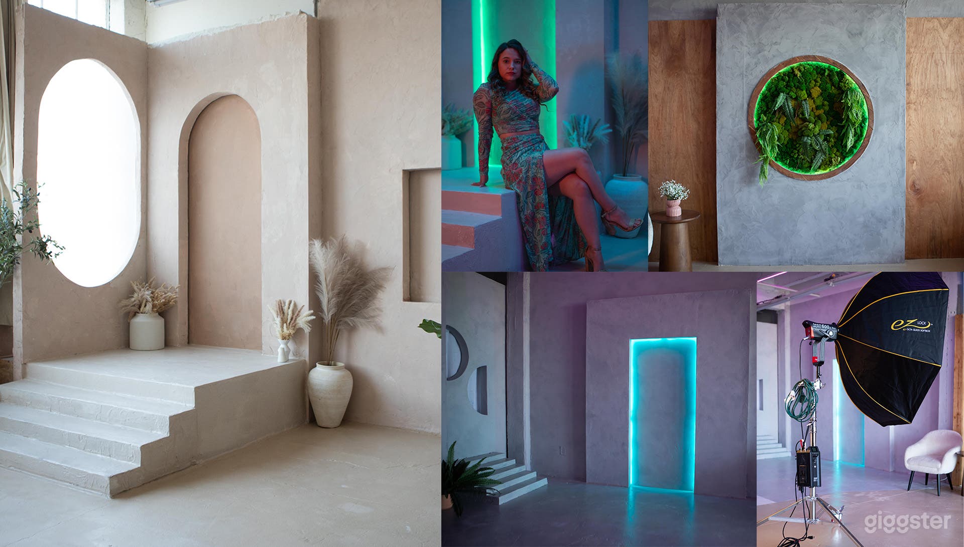 Architectural Modern Loft with RGB Lighting Photo 1