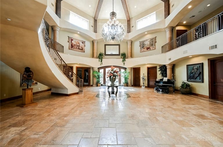  Luxury Mansion with Pool and Grand Interiors 