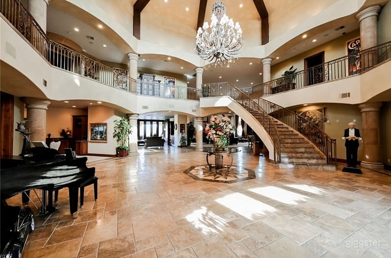  Luxury Mansion with Pool and Grand Interiors 