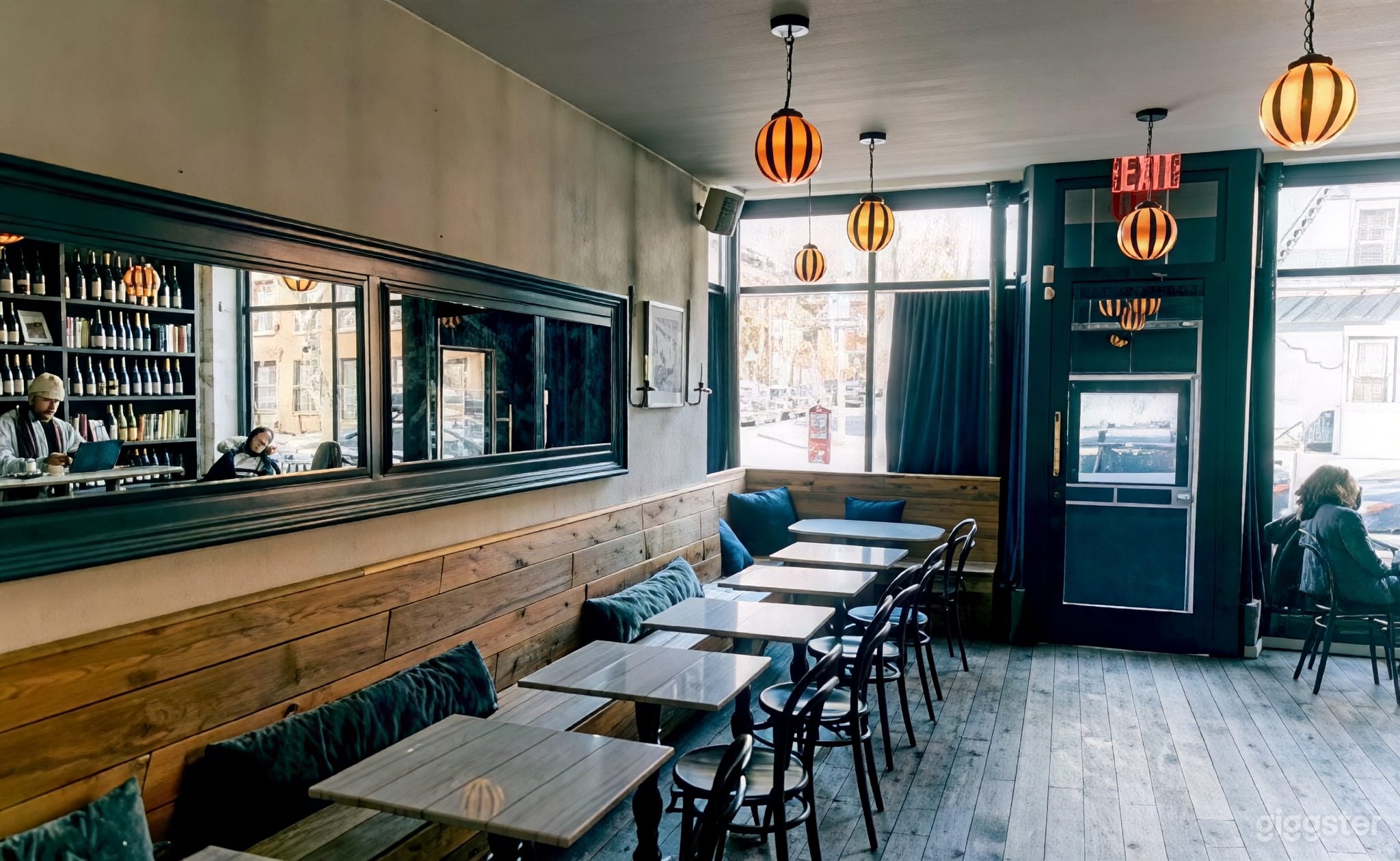 Boerum Hill Wine Bar with Marble Bar and Big Windows | Rent this ...