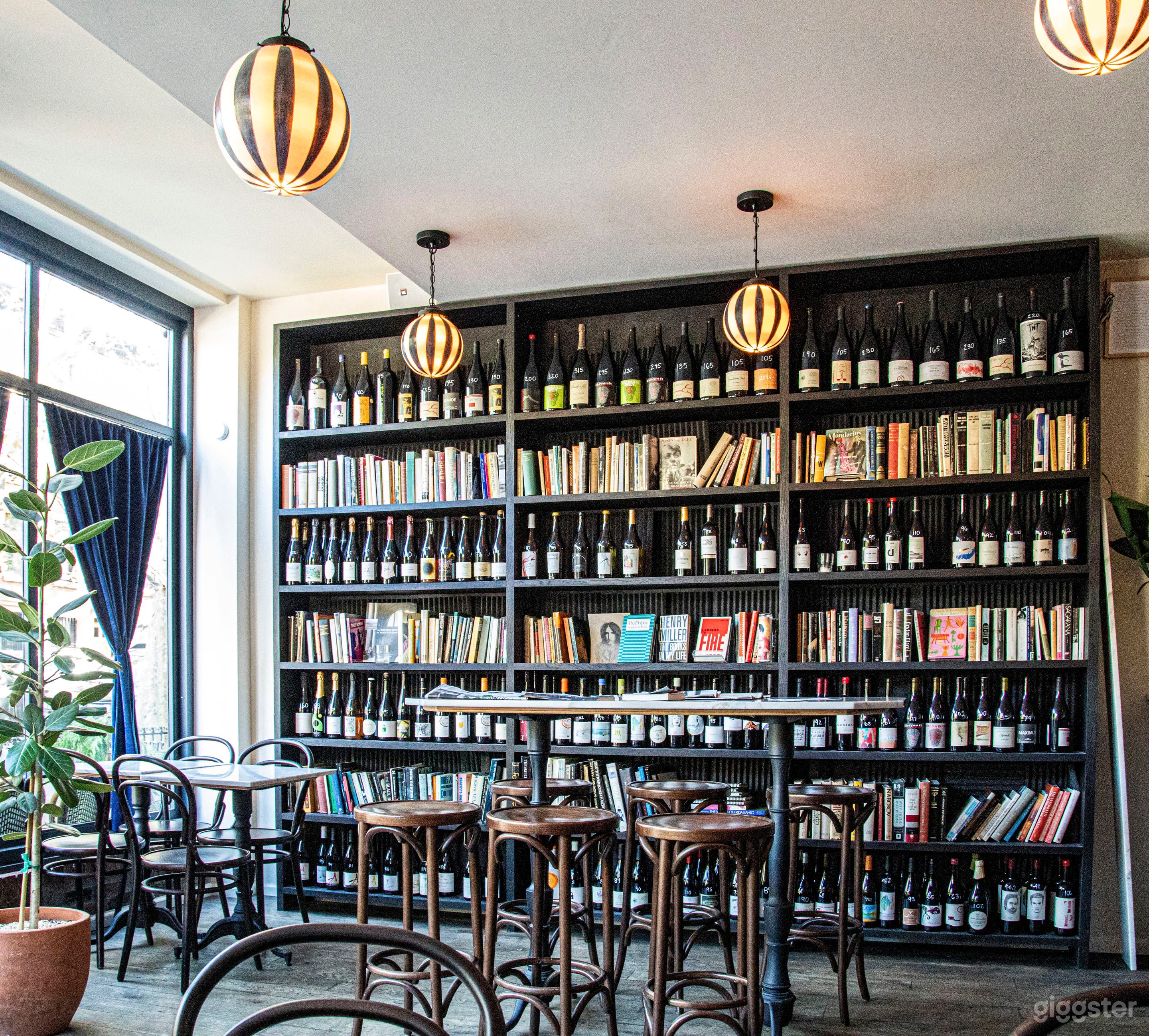 Boerum Hill Wine Bar with Marble Bar and Big Windows | Rent this ...
